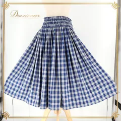 フラダンス 衣装 パウスカート ブルー系 ホワイト系 チェック柄 シングル シンプル かわいい ふわふわ 鮮やか 華やか 明るい ハワイアン アロハ フラ ダンス レッスン 練習 鮮やかブルー チェック柄スカート ふんわり