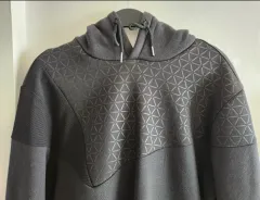 ELOQ Independent ブラック 起毛 フードTシャツ L 100 サイズ