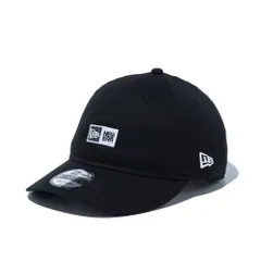 ニューエラ NEW ERA 帽子 CAP 9THIRTY 930 ナインサーティ メンズ レディース 無字 ミニロゴ ロゴ ヤンキース ドジャース 6パネル サイズ調整可能 アジャスター S/M[55～59cm] ボックスロゴ-ブラック