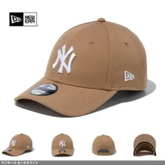 ニューエラ NEW ERA 帽子 CAP 9FORTY 940 ナインフォーティ? メンズ レディース 無字 ロゴ ヤンキース ドジャース 6パネル サイズ調整可能 アジャスター ヤンキース-カーキホワイト