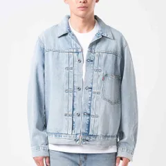 リーバイス Levi`s levis  Gジャン 1st タイプ1 トラッカージャケット TYPE 1 TRACKER JACKET A3174-0000 ブラックデニム デニムジャケット ジージャン メンズ L ライトユーズド
