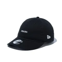 ニューエラ NEW ERA 帽子 CAP 9THIRTY 930 ナインサーティ メンズ レディース 無字 ミニロゴ ロゴ ヤンキース ドジャース 6パネル サイズ調整可能 アジャスター S/M[55～59cm] ウォッシュドブラック-ミニロゴ