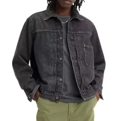 リーバイス Levi`s levis  Gジャン 1st タイプ1 トラッカージャケット TYPE 1 TRACKER JACKET A3174-0000 ブラックデニム デニムジャケット ジージャン メンズ XL ブラックユーズド