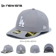 ニューエラ キャップ newera エムエルビー ロープロファイル フィフティナインフィフティ MLB Low Profile 59FIFTY LP 59FIFTY ヤンキースドジャース 帽子 7-1/8[56.8cm] ドジャース-グレーホワイト
