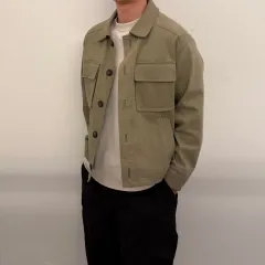 ヴィンテージ カーキ コットン ジャケット