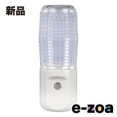 ELPA エルパ LED ナイトライト  コンセント式/明暗センサー PM-L100 W (2209638)