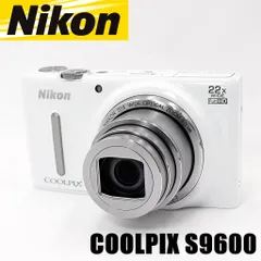【美品】ニコン COOLPIX S9600 ホワイト コンデジ カメラ 中古 美品】ニコン Nikon COOLPIX S9600 ホワイト コンデジ カメラ 中古