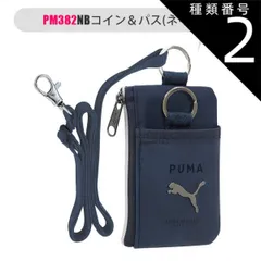 種類2：180118・NB(ネイビー)コイン＆パス/【PM512】縦型ウォレット 【送料無料】PUMA プーマ クツワ 縦型マルチウォレット コインケース 多機能 ミニ財布 小銭入れ 小さい 出しやすい パスケース キーケース 鍵 ネック ストラップ 紛失防止
