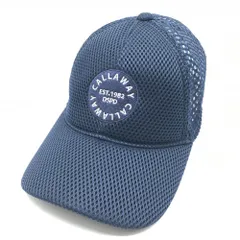 【超美品】キャロウェイ キャップ ネイビー メッシュ生地  FR   ゴルフウェア 2024年モデル Callaway