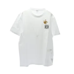 ロエベ LOEWE カットソー アナグラムエンブロイダリー H526Y22J742016M ホワイト コットン Tシャツ メンズ 新品のサムネイル