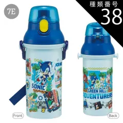 種類38：7E-682926/ソニック/PSB5SANAG・直飲みプラボトル480ml 2025年最新柄【送料無料】SKATER スケーター 水筒 直飲み プラワンタッチボトル 抗菌 ワンタッチ 水筒 プラスチック プラスティック プラボトル 480ml 軽量