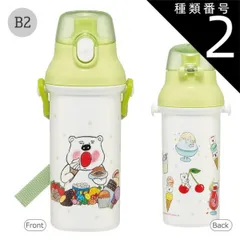 種類2：B2-677502/しろくまシリーズ/PSB5SANAG・直飲みプラボトル480ml 2025年最新柄【送料無料】SKATER スケーター 水筒 直飲み プラワンタッチボトル 抗菌 ワンタッチ 水筒 プラスチック プラスティック プラボトル 480ml
