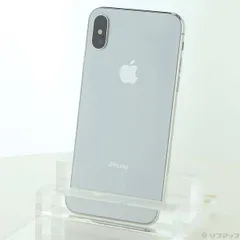 〔中古品〕 iPhoneX 256GB シルバー MQC22J／A SIMフリー【247】