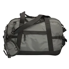 アニエスベー agnes b. アニエスベーボヤージュ agnes b. VOYAGE バッグ 2way ボストンバッグ ショルダーバッグ 斜めがけバッグ 旅行バッグ ポーチ付き UK02 IKK-11 グレー+ブラック 新品 未使用