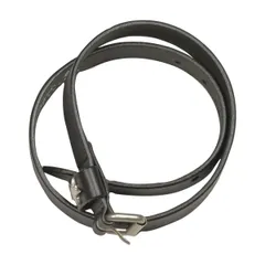 【※アウトレット※】アニエスベー agnes b. ENFANT キッズ 子供用 スター ベルト レザー 牛革 3510 0109 000 65 ブラック 新品 未使用