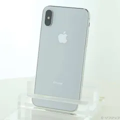 〔中古品〕 iPhoneX 64GB シルバー MQAY2J／A SIMフリー【247】