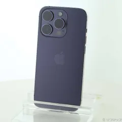 〔中古品〕 iPhone14 Pro 256GB ディープパープル MQ1E3J／A SIMフリー【258】