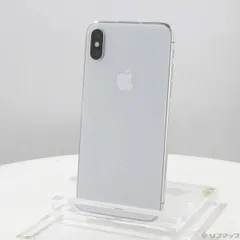 〔中古品〕 iPhoneX 256GB シルバー MQC22J／A SIMフリー【258】