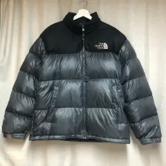 THE NORTH FACE ザノースフェイス 700 ヌプシ グースダウン ダウン グレー/ブラック 100 (L)