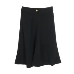 シャネル CHANEL スカート ココマークボタン ウール スカート レディース Used A