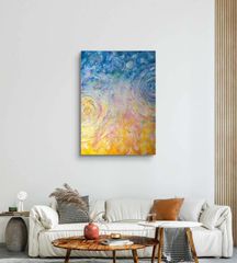 悪魔に魂を売る剣闘士 / モダン画 キャンバス 117×91㎝ F50号 原画のみ