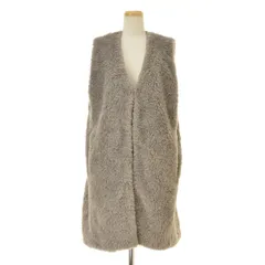 【BALLSEY】24AW 11-07-44-07002 ランダムファー Vネックロングジレベスト