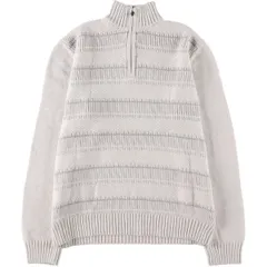 古着 CHAPS コットンニットハーフジップセーター メンズM相当/eaa544615