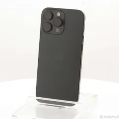 〔中古品〕 iPhone16 Pro Max 256GB ブラックチタニウム MYWG3J／A SIMフリー【344】
