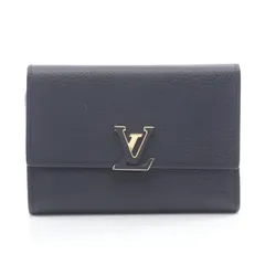 ルイ・ヴィトン LOUIS VUITTON 三つ折り財布 ポルトフォイユ カプシーヌ コンパクト ノワール ホットピンク M62157 ノワール/ホットピンク その他 ポルトフォイユ・カプシーヌ コンパクト