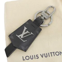 【本物保証】 布袋付 超美品 ルイヴィトン LOUIS VUITTON モノグラム エクリプス ポルトクレ クロッシュクレ M63620 キーホルダー チャーム