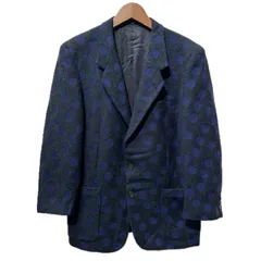 Paul Smith　テーラードジャケット　ウールジャケット　アウター　総柄　水玉　ドット　シングルボタン　フロントポケット　イタリア製　古着