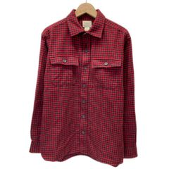 L.L.Bean　ネルシャツ　フランネル　チェックシャツ　長袖　シャツ　トップス　レギュラーカラー　胸ポケット　アウトドア　古着