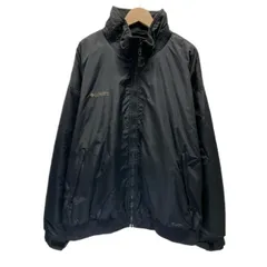 Columbia　ナイロンジャンパー　マウンテンジャケット　アウター　ハイネック　フルジップ　無地　ワンポイント　ブランドロゴ　刺しゅう　オーバーサイズ　アウトドア　古着