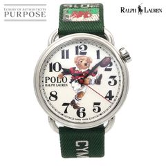 美品☆Ralph Laurenラルフローレン時計POLOウォッチ☆グリーンおまけ 