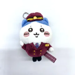 【★加古川物流】【中古品】ちいかわ × 阪急電車 ハチワレ マスコット ぬいぐるみ キーホルダー 約11cm 【722】