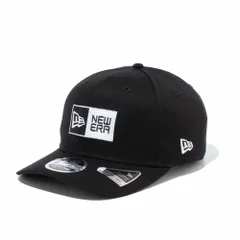 ニューエラ NEW ERA キャップ CAP スナップバック 9FIFTY ストレッチスナップ ベーシック メンズ レディース サイズ調整 野球帽 帽子 L-XL ボックスロゴ-ブラック