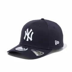 ニューエラ NEW ERA キャップ CAP スナップバック 9FIFTY ストレッチスナップ ベーシック メンズ レディース サイズ調整 野球帽 帽子 M-L ヤンキース-ネイビーホワイト