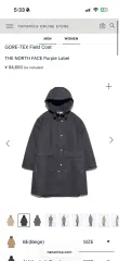 THE NORTH FACE パープルレーベル ゴアテックス フィールドコート