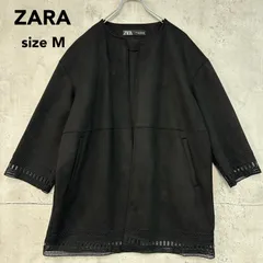 ZARA ザラ FAUX SUEDE JACKET サイズM　★ ◆■
