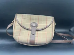 12595-098★バーバリー/Burberrys/ショルダーバッグ/vintage/チェック柄/ビンテージ★