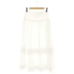 ローレンラルフローレン LAUREN RALPH LAUREN コットンナイロンフレアスカート 0 ホワイト /DO ■OS