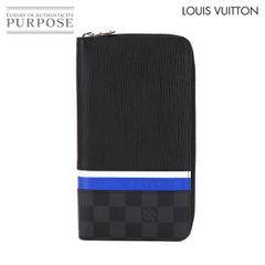 新品同様 ルイ ヴィトン LOUIS VUITTON エピ ダミエ グラフィット ジッピー オーガナイザー NM ラウンドファスナー 長財布 90305724