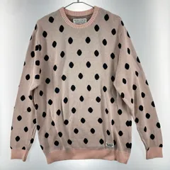 【中古品】WACKO MARIA ワコマリア ニット セーター クルーネック ドット柄 【142-251224-SY-04-iwa】