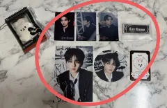 Stray Kids(ストレイキッズ・スキズ・SKZ) リー(LEE) リノ(LEE KNOW・イミンホ) ドミネイト ポップアップ 特典 コースター はがき リービット(Leebit) お守り 名札