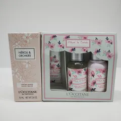 F2232 LOCCITANE ロクシタン オーキデ プレミアムハンドクリーム 75ml・チェリーワンダーランド ファーストスプリング 計2点セット