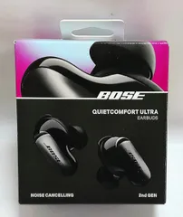 リMVR[宅60]0651 Bose QuietComfort Ultra Earbuds 第2世代 ワイヤレス ノイズキャンセリング Bluetooth イヤホン ブラック 未開封品