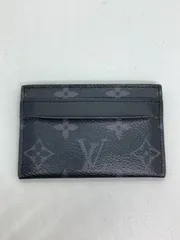 中古 LOUIS VUITTON ポルトカルトダブル モノグラム エクリプス M62170 カードケース ルイヴィトン 28065
