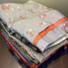 まとめ売り】正絹大島紬7枚 リメイク素材 ハンドメイド向け - メルカリ