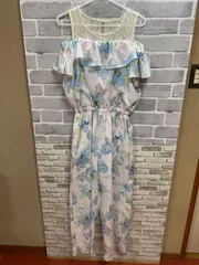 A【A23-89】◇   CECIL McBEE   Mサイズ　オールインワン　ワンピース　多色　花柄