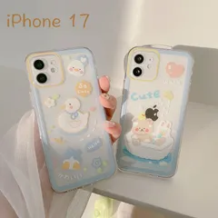iPhone 17 対応スマホケース クリア TPU かわいい イラスト 透明 耐衝撃 薄型 軽量